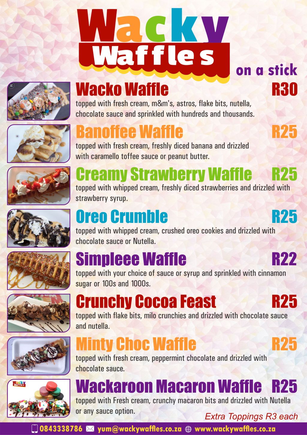 Waffles on a stick